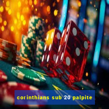 corinthians sub 20 palpite